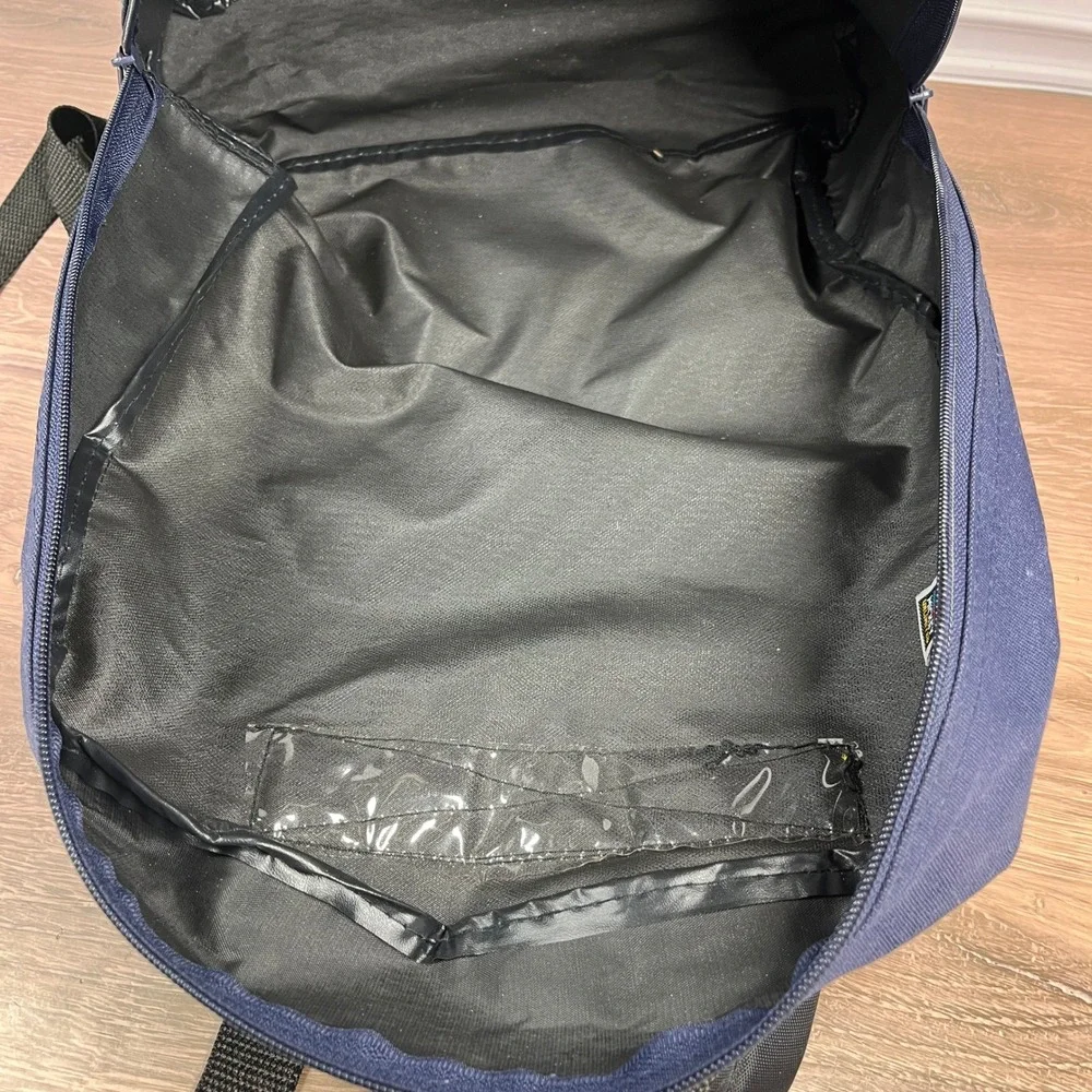Mickey Unlimited Backpack Navy Blue Vintage Disney Colorblock 90s